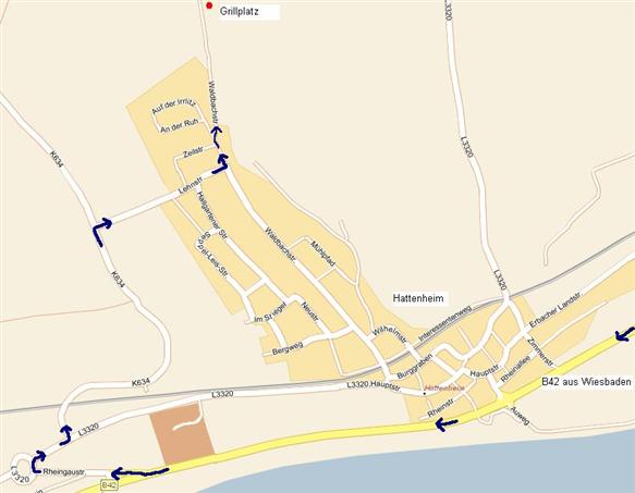 Karte Hattenheim